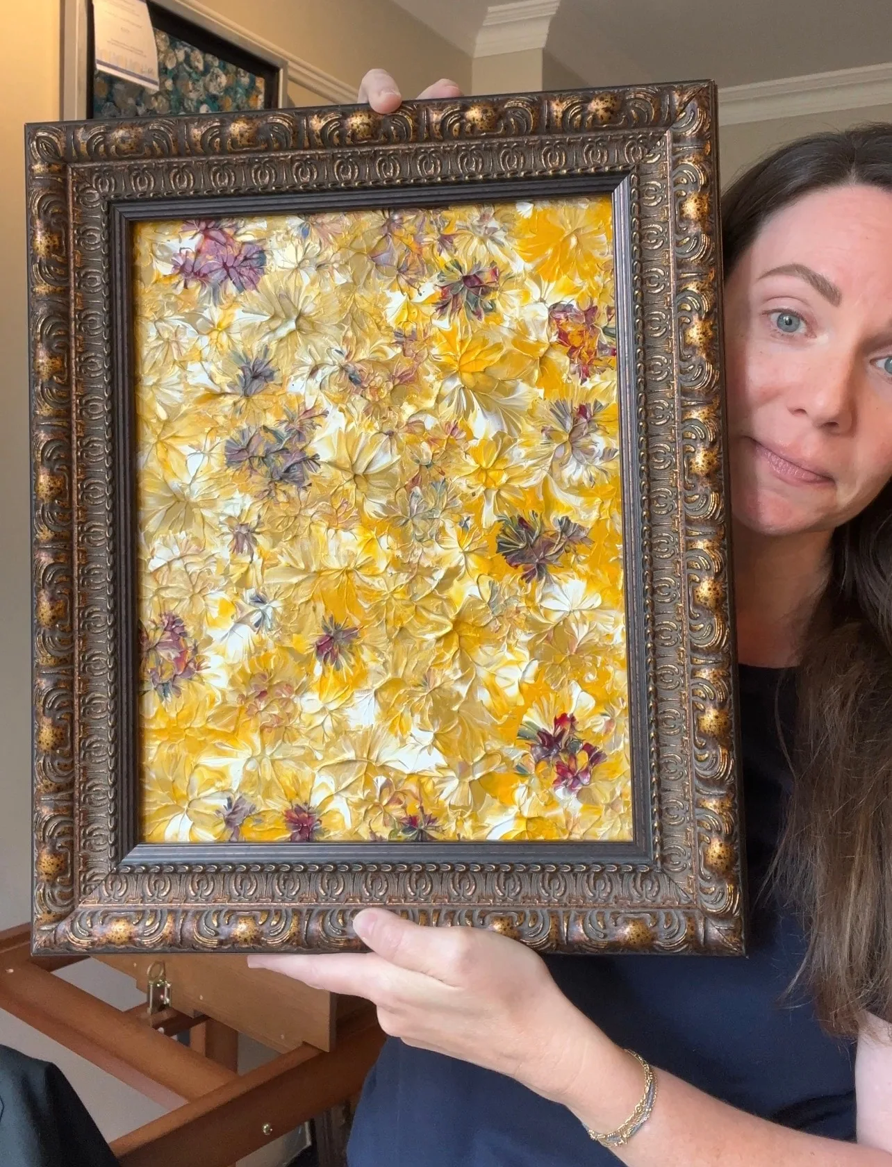 Kelly holding Golden Meadows.